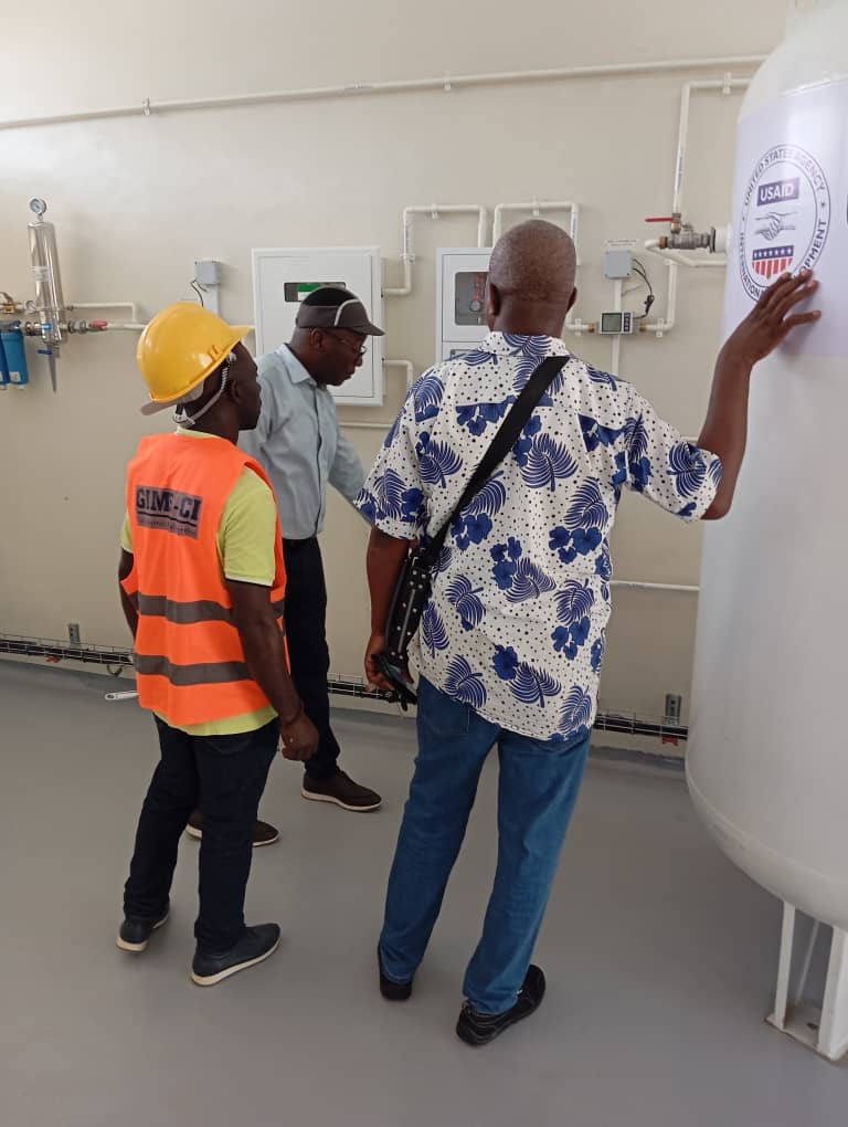 amcaremed liquid oxygen systems are installed in Côte d’Ivoire