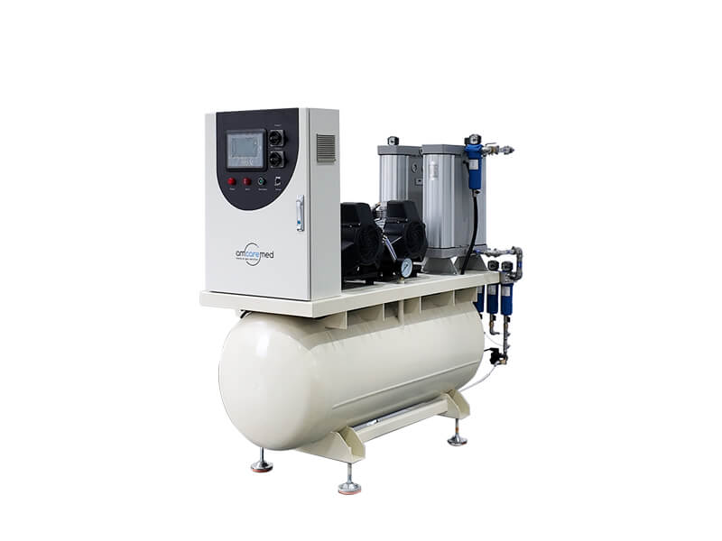 Horizontal Piston Medical Air Compressor with Dryer Manual - AmcareMed