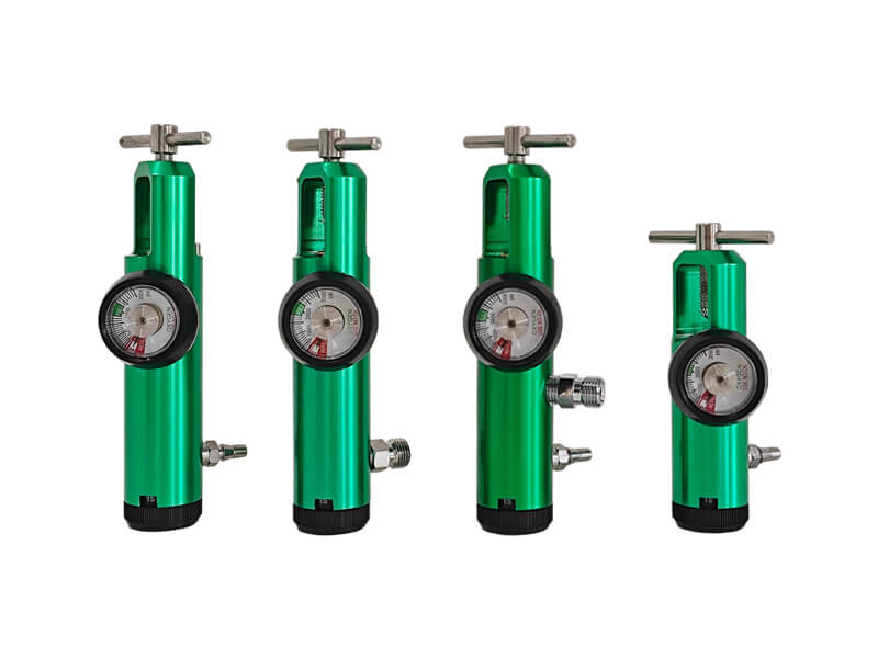 Haga clic en Estilo de reguladores de oxígeno