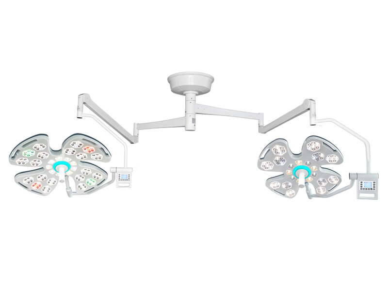F Series Dual Ceiling Mount Surgical Lights